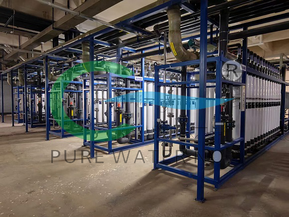 純水一號又一4.8GW異質(zhì)結(jié)電池項(xiàng)目配套的400T/H超純水系統(tǒng)投入運(yùn)行。